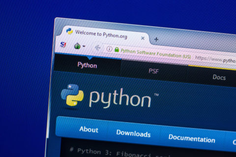 Pythonの公式サイトのロゴ