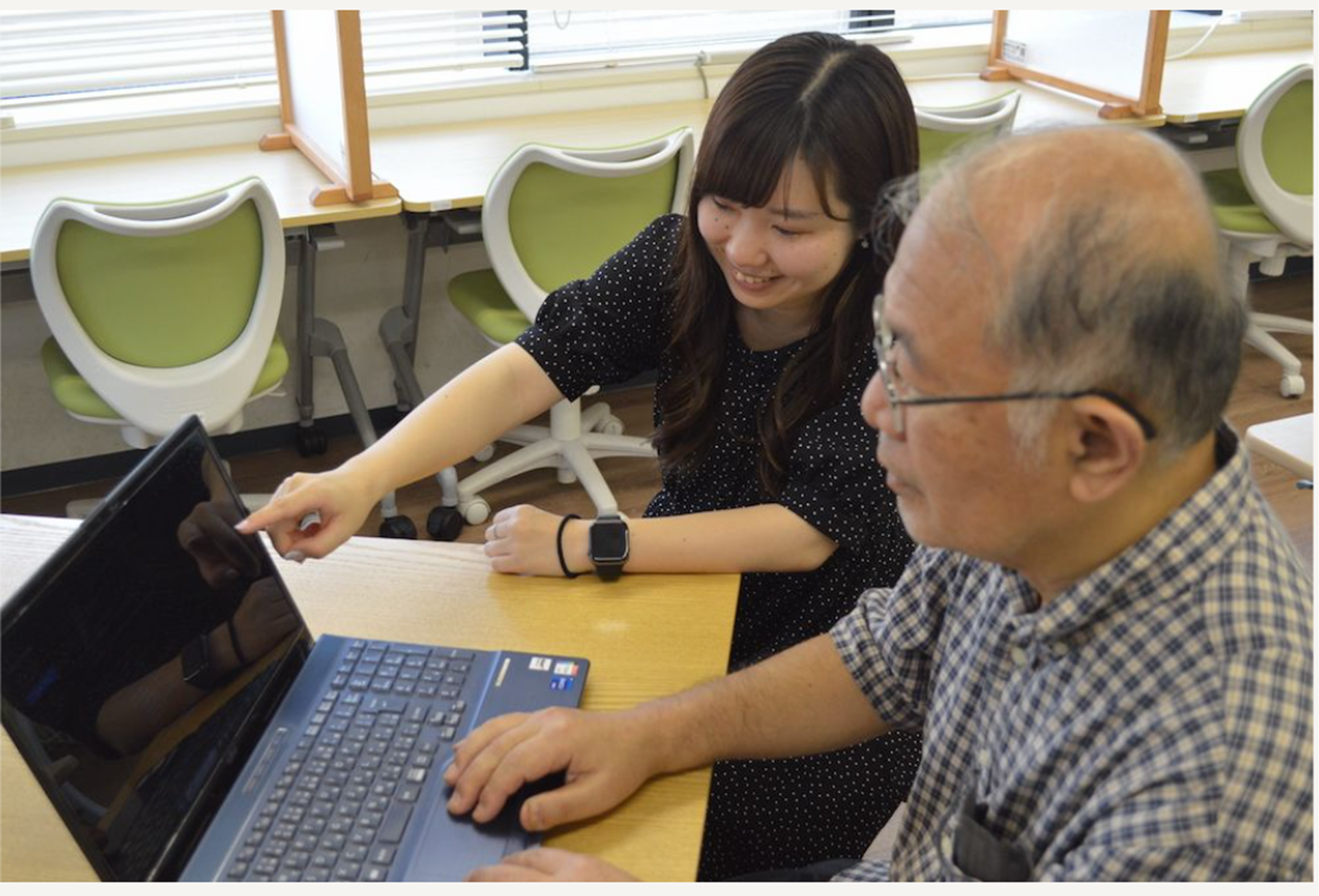リラックスして学べる雰囲気